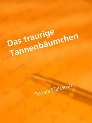 cover image of Das traurige Tannenbäumchen